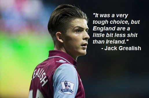 £71m move to Manchester City FC? Scores in Euro 2016 for England? Links up with Martin O'Neill back at Aston Villa? This is the next 10 years... for Jack Grealish.
