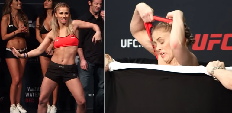 Everyone favourite UFC fighter Paige VanZant struggles to make the weight a...