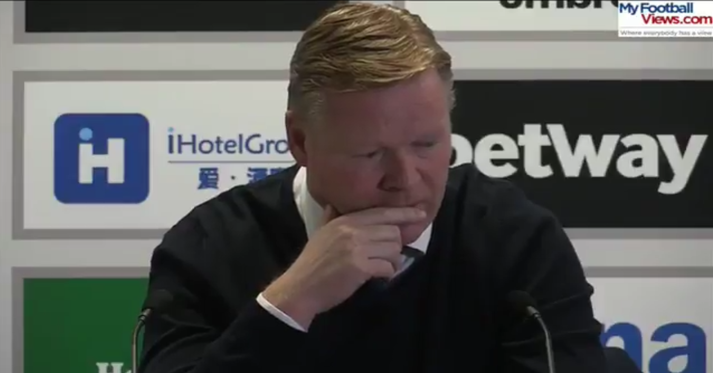 WATCH: Koeman Admits He Would Have Made 10 Substitutions At Half Time ...