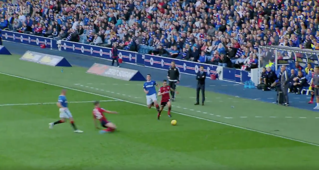 WATCH Dundee's Jack Hendry Slide Tackles His Own Teammate