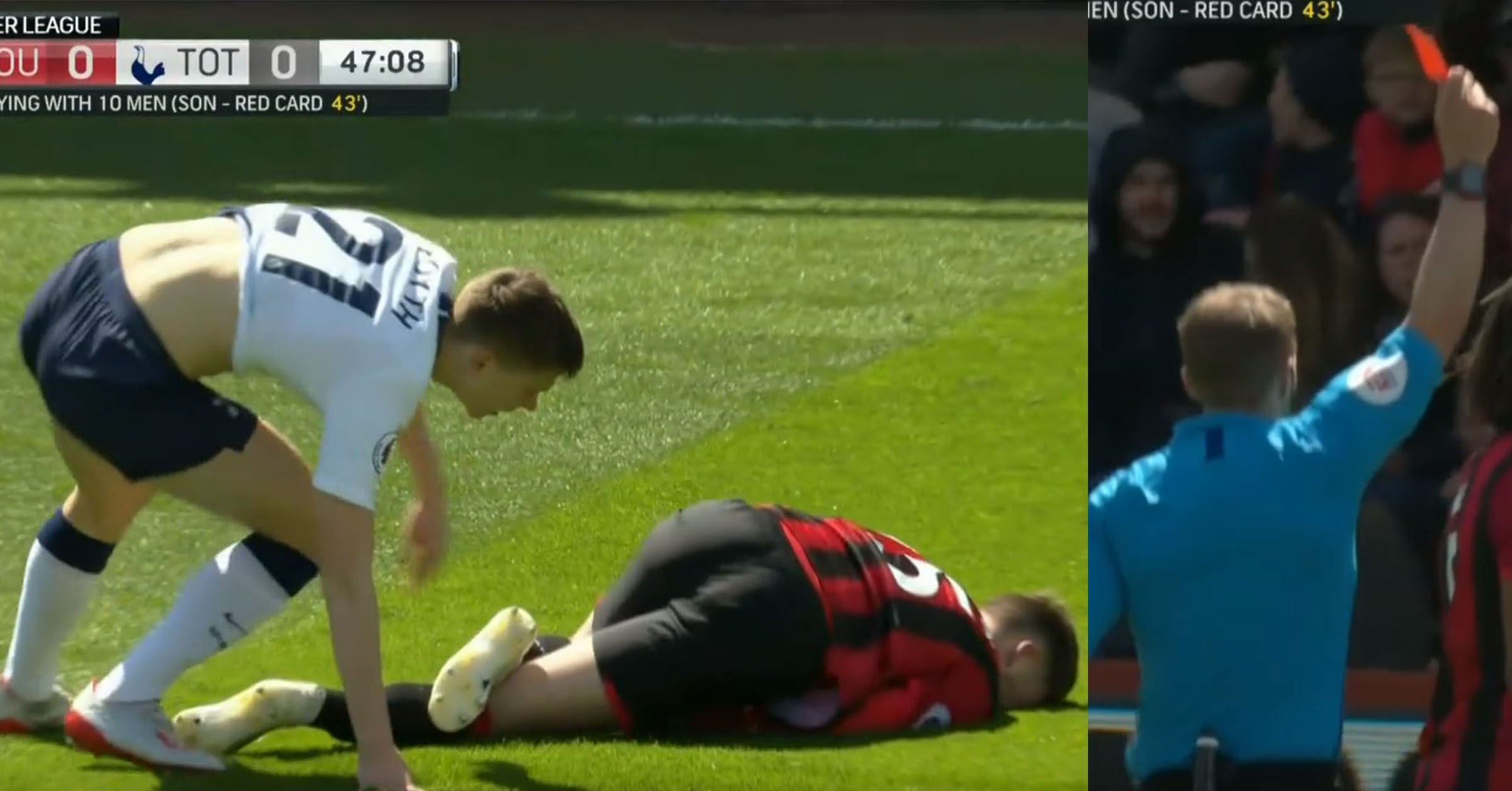 WATCH: Foyth Red Card 126 Seconds After Being Subbed On