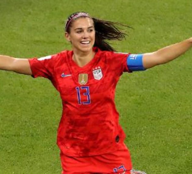 WATCH: Alex Morgan trolls England with tea sipping celebration