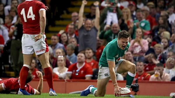 Here's the player ratings as Ireland defeated Wales in Cardiff