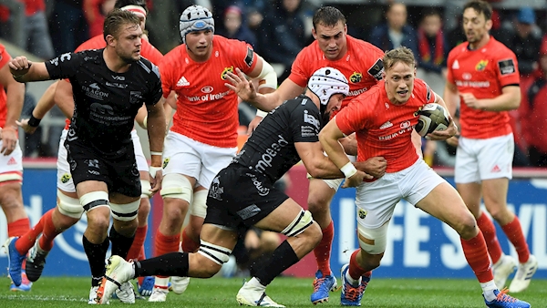 Munster ease to opening win against Dragons