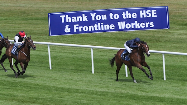 Aidan O’Brien's More Beautiful wins first race in Ireland since March