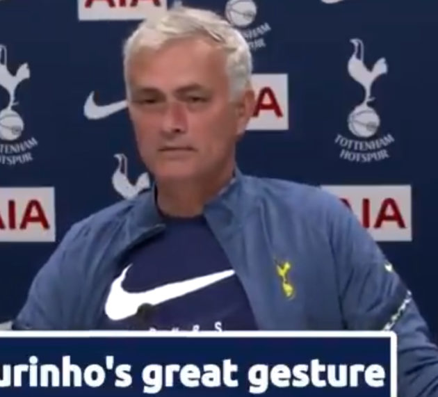 Watch Jose Mourinho Proves He Is One Of The Nicest Guys In Football With This Amazing Gesture 