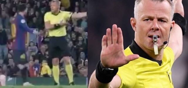 VIDEO: Footage Emerges Of Referee Telling Off Messi For Not Showing Respect To Liverpool