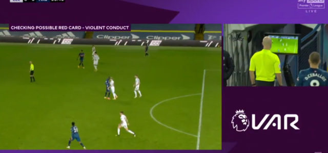 VIDEO: Nicolas Pepe Gets Straight Red For Headbutting Leeds Player