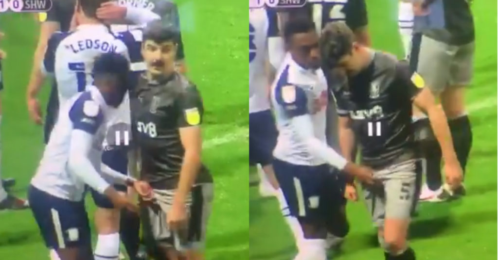 VIDEO Preston Defender Grabs Opposing Player By The Balls