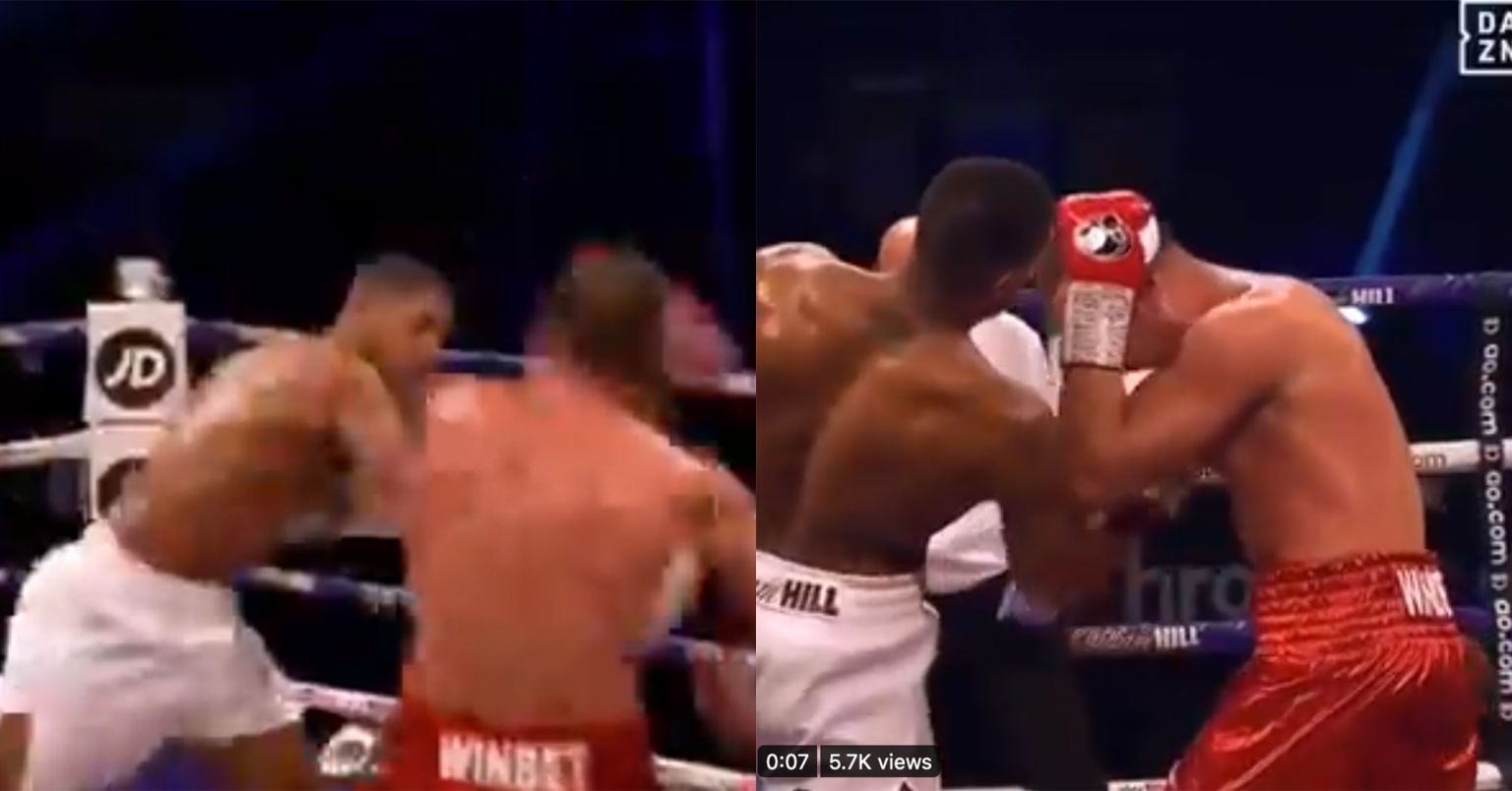 VIDEO Anthony Joshua Knocks Pulev Clean Out.