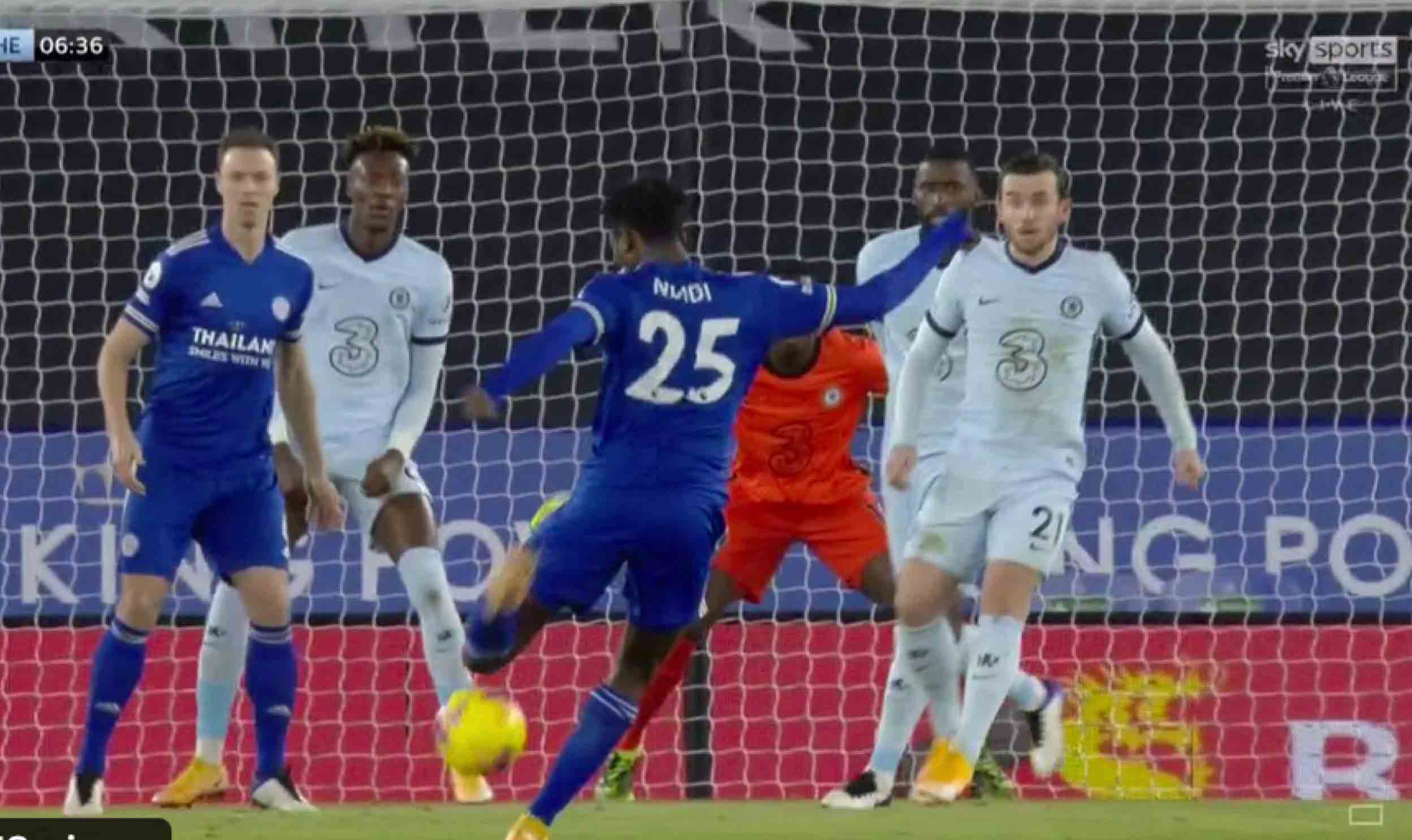 Video: Wilfred Ndidi smashes Leicester City ahead with half-volley