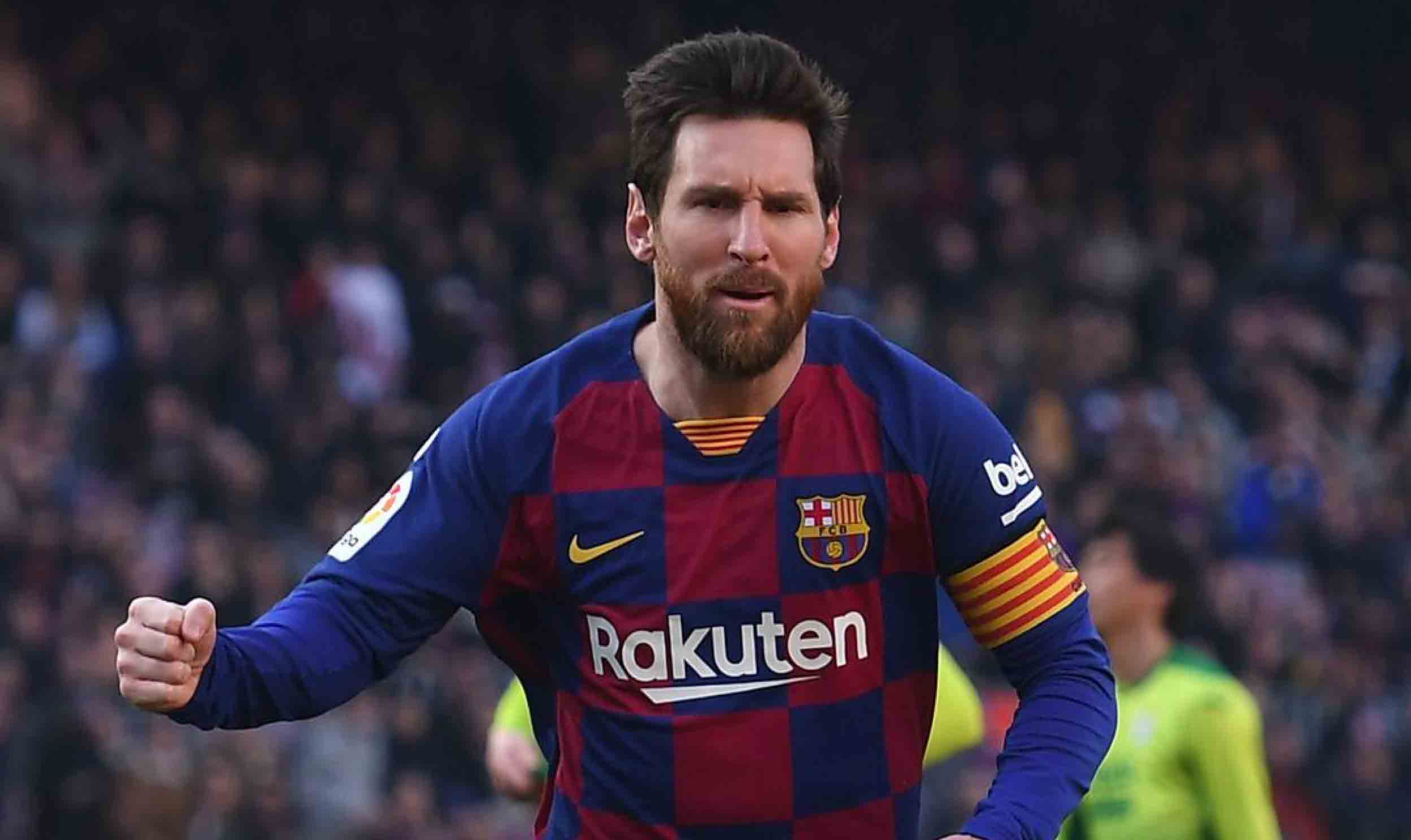 Leonel Messi com