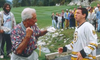 Video It S 25 Years To The Day Since Bob Barker Kicked Happy Gilmore S Ass