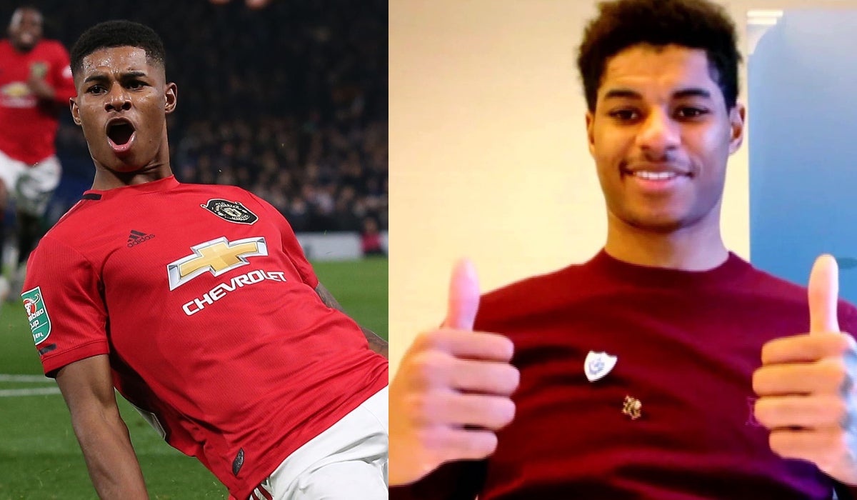 Marcus Rashford awarded coveted Gold Blue Peter badge