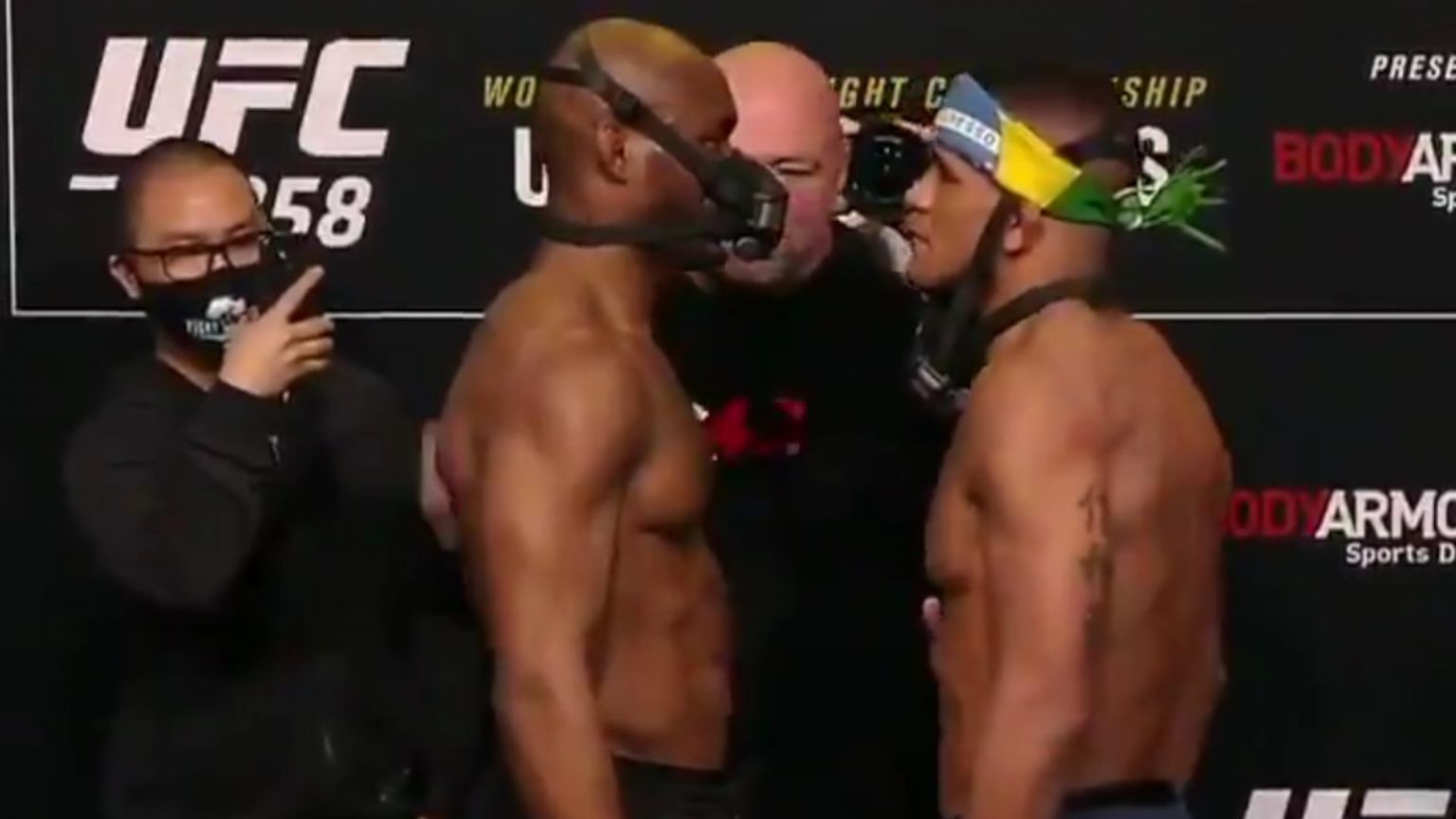 Video Usman and Burns produce one of the most intense UFC face