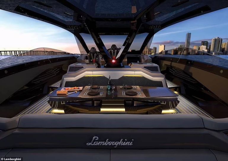 mcgregor lamborghini yacht interior