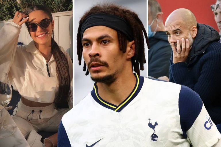 Tottenham star Dele Alli spotted with Pep Guardiola's daughter once again