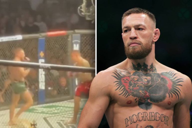 Conor McGregor shares new angle of leg break against Dustin Poirier