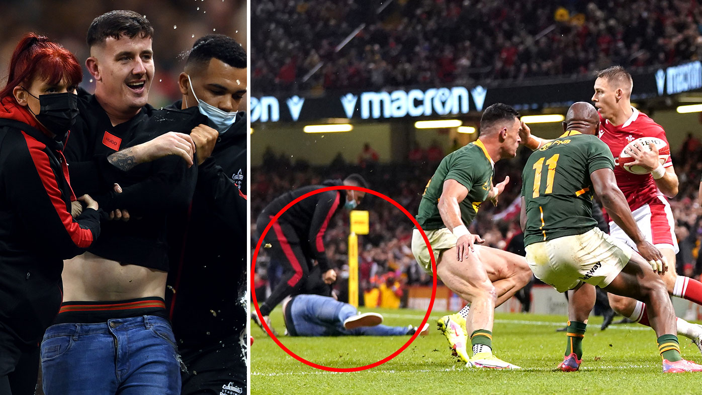 Wales Cost the Game Due to Streaker on the Pitch vs South Africa
