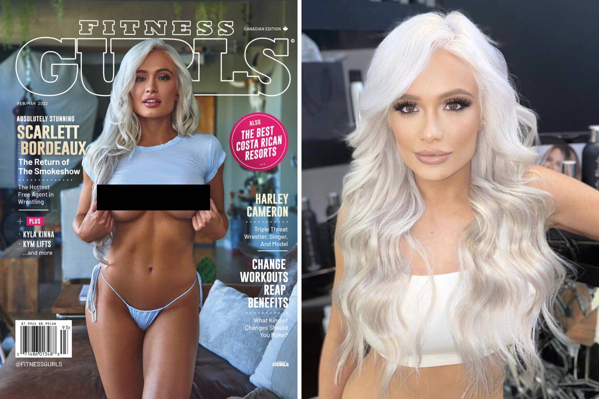 Scarlett bordeaux topless