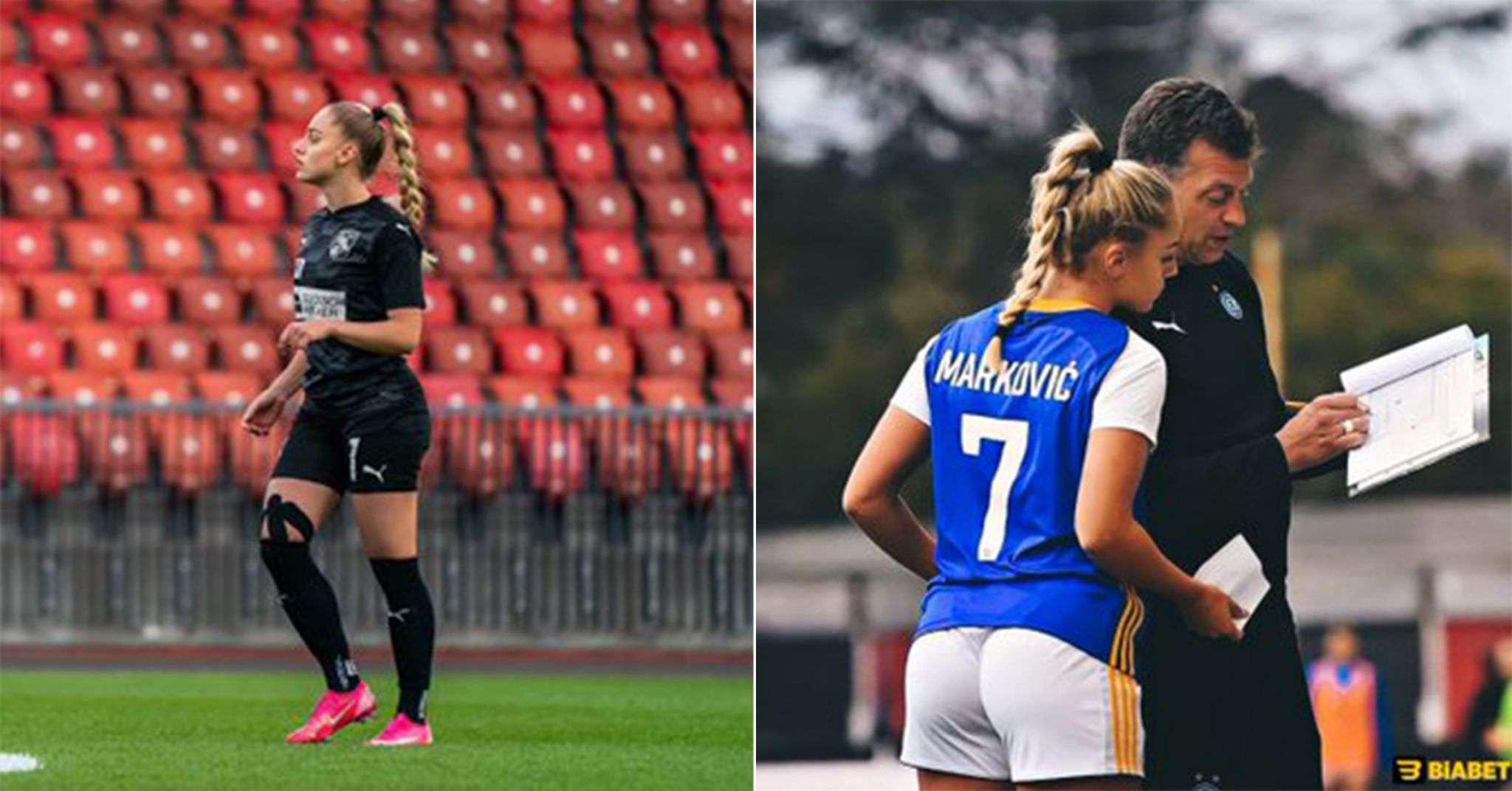 Ronaldo Inspired Croatian Striker Ana Maria Markovic to a Footballer Ronaldo Inspired Croatian Striker Ana Maria Markovic to a Footballer