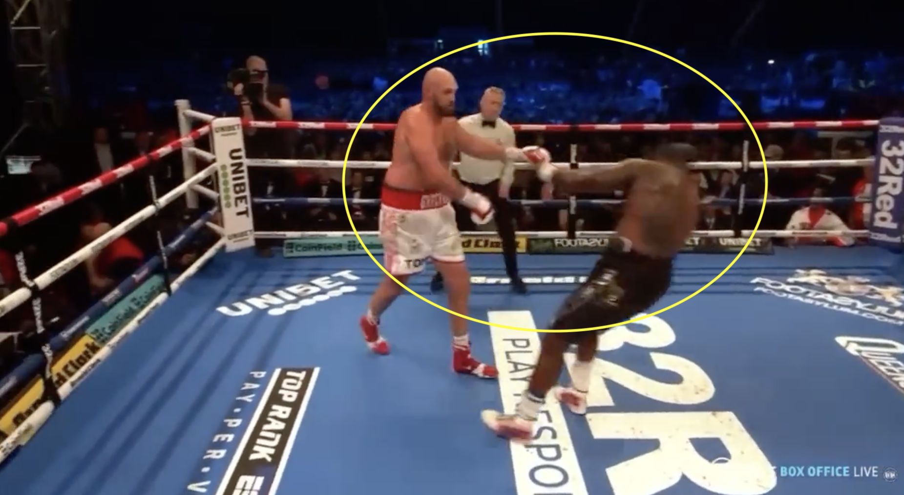 Watch) Tyson Fury With a 6th Round Knock Out on Dillian Whyte