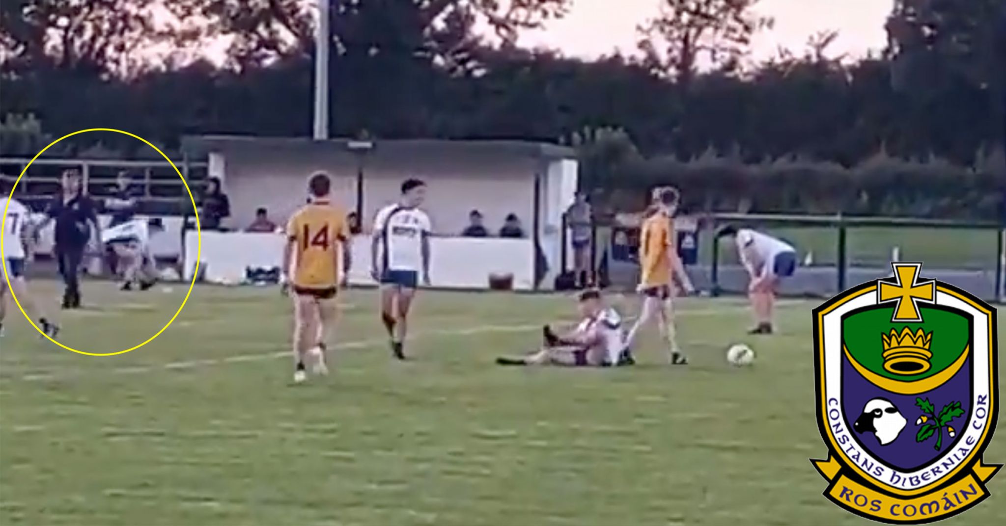 The Referee's in have taken action after disgusting incident