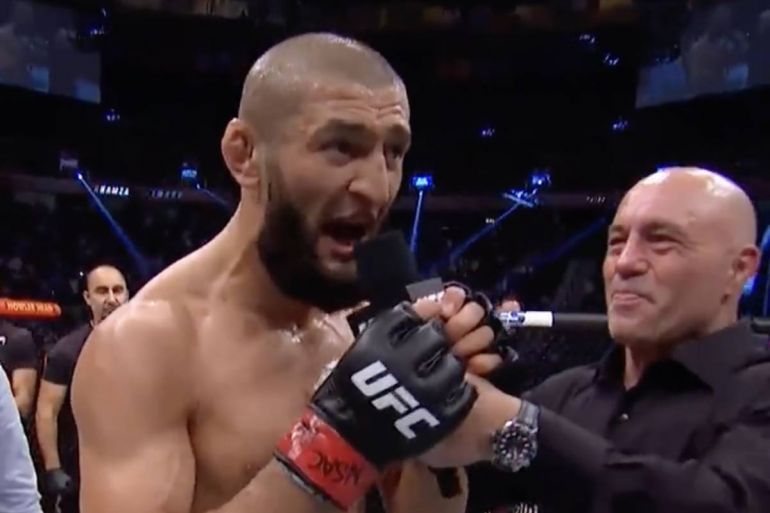 (Video) Khamzat Chimaev sends message to the UFC