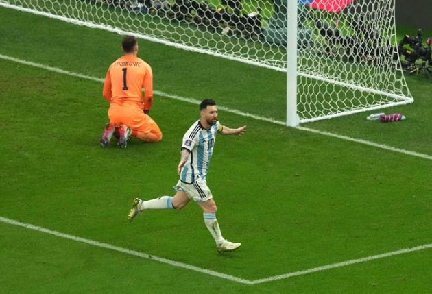 Video Lionel Messi And Julian Alvarez Goals Put Argentina One Step