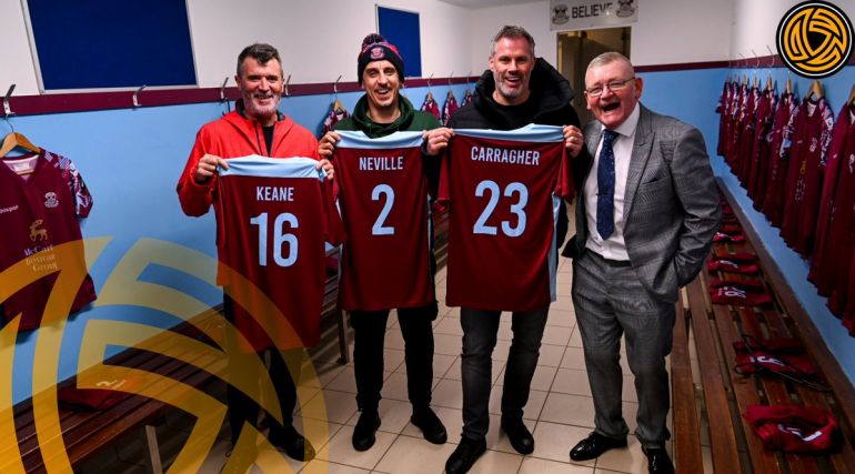 🚨Roy Keane took Gary Neville & Jamie Carragher back to his old club in