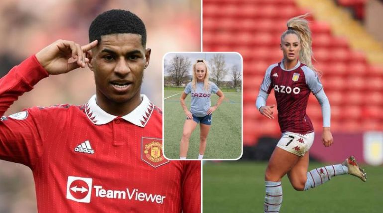 Marcus Rashford Rescued Womens Star Alisha Lehmann From A Mob Of Fans 