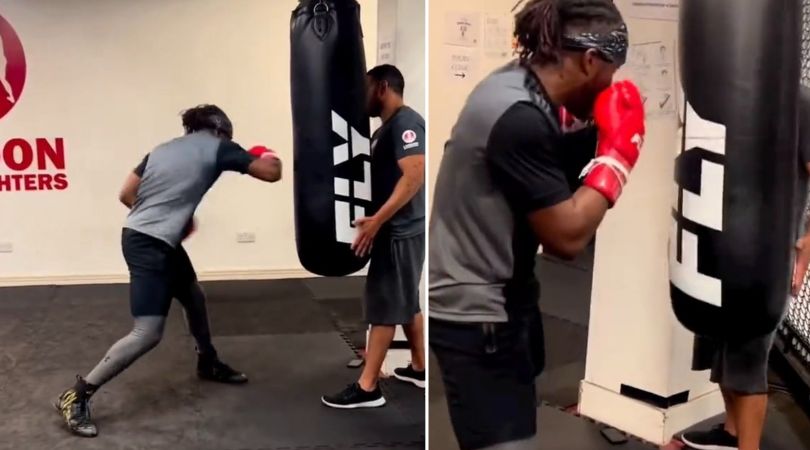 🥊 New footage of KSI training emerges, he's getting slaughtered online