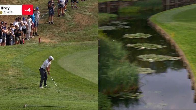 🚨Rory McIlroy just hit the luckiest shot that you will ever see - this ...