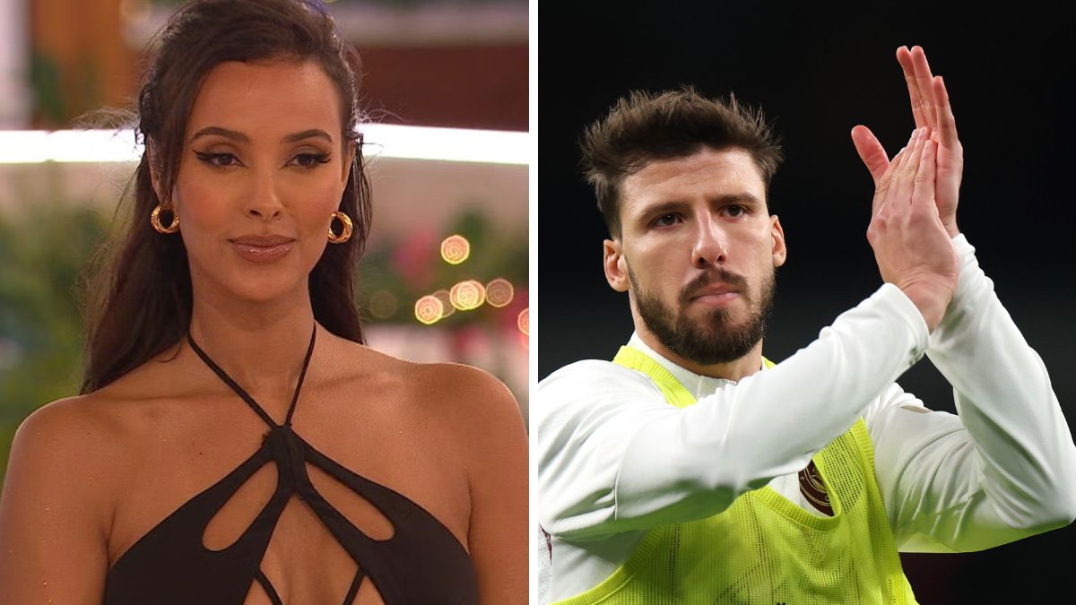 Ruben Dias and her lover Maya Jama