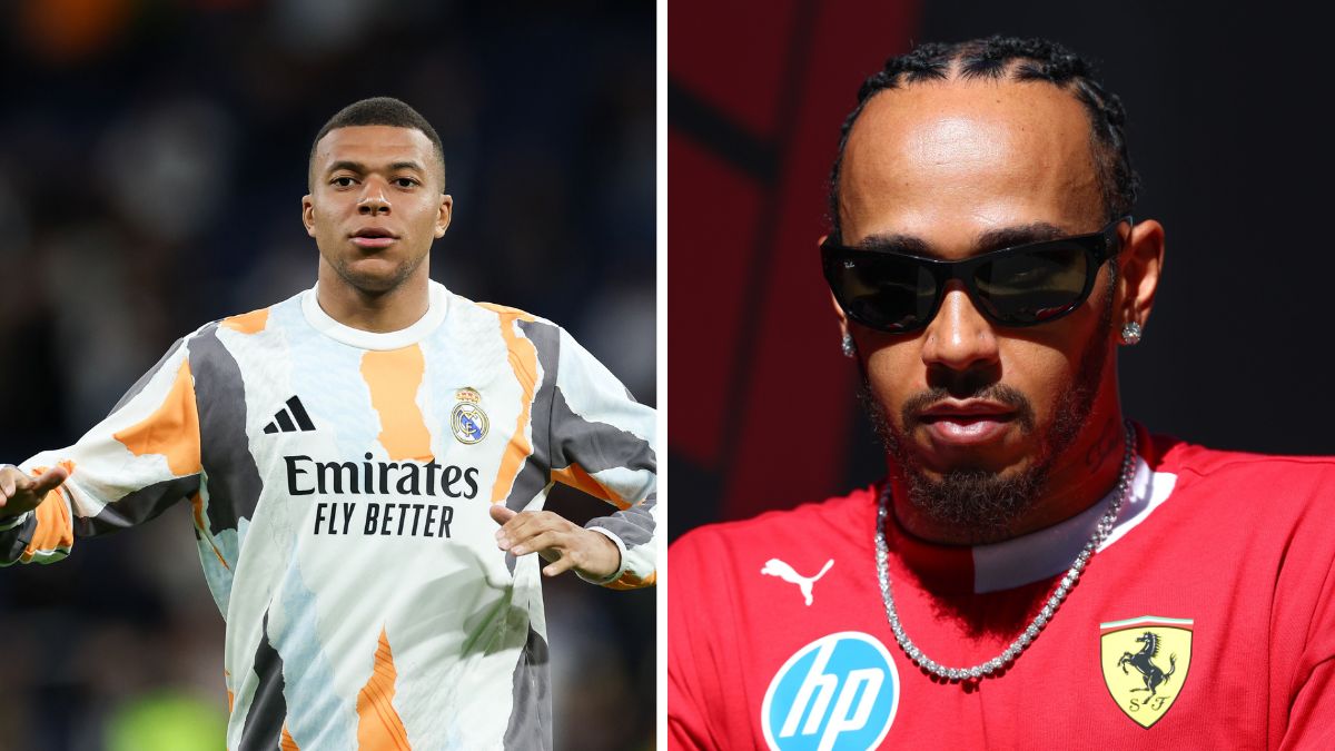 Kylian Mbappe and Lewis Hamilton