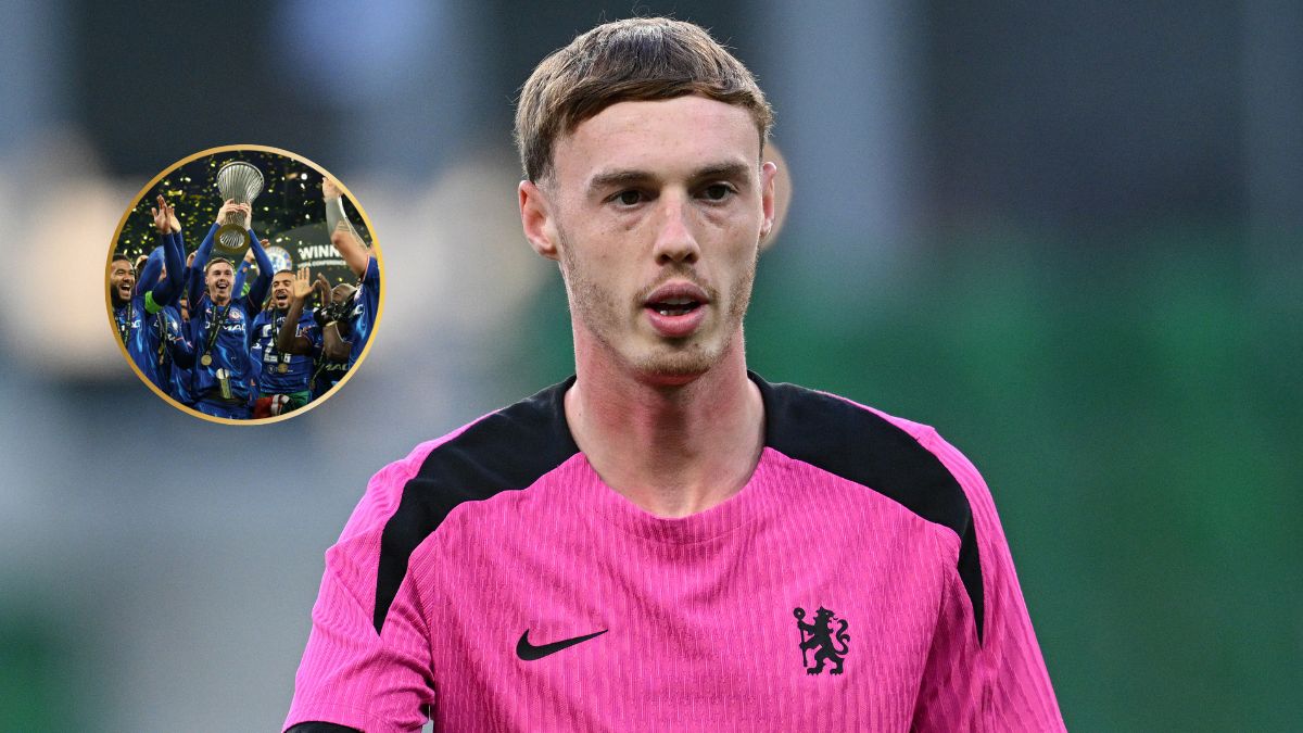 Cole Palmer training for Chelsea