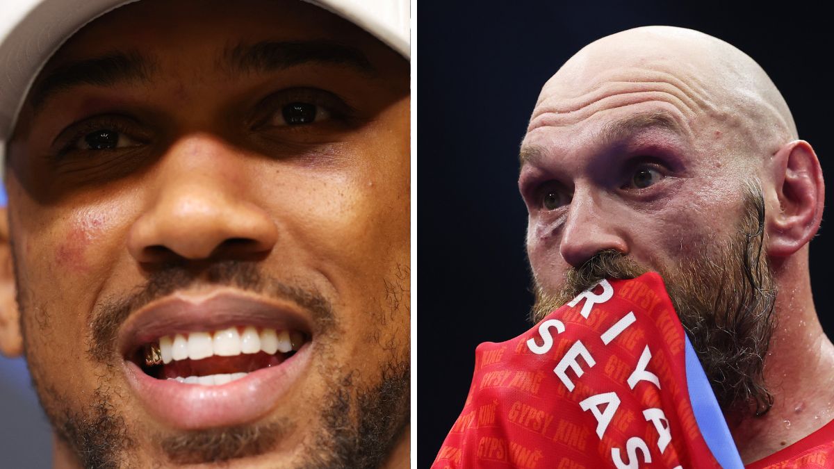 Tyson Fury reacts to defeat