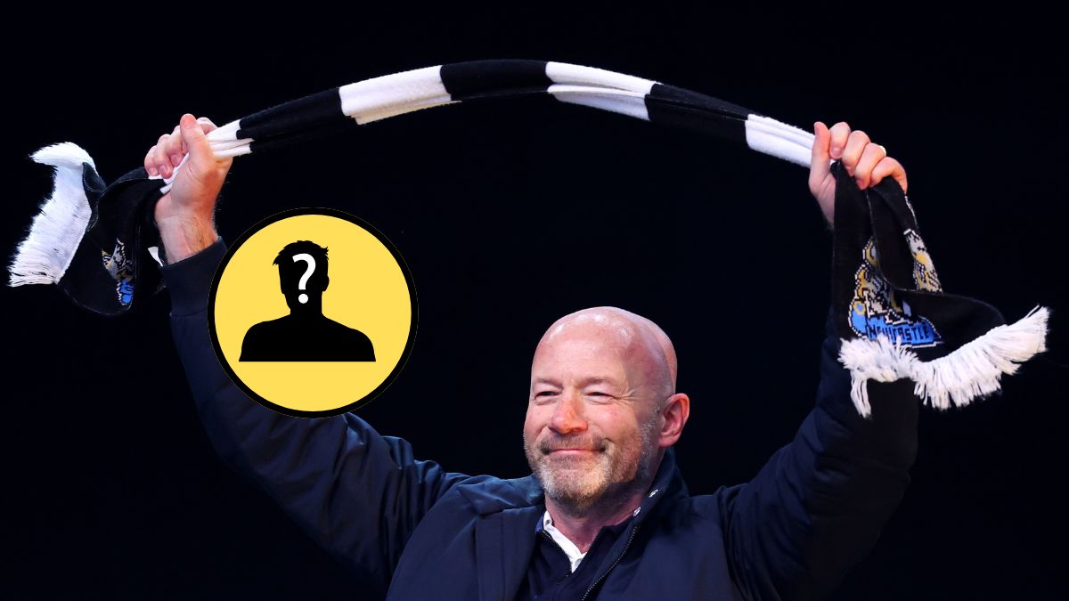 Alan Shearer celebrates